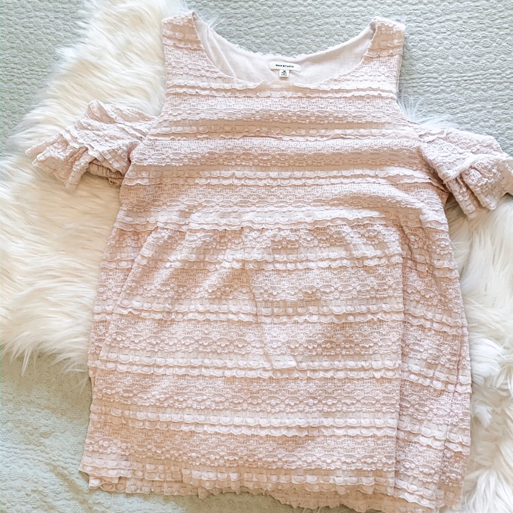 Max Studio Off the Shoulder Shirt